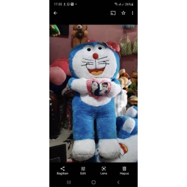 Boneka Doraemon Super Jumbo Doraemon Besar murah 1,5 Meter  Kado Ultah Doraemon ukir nama +foto