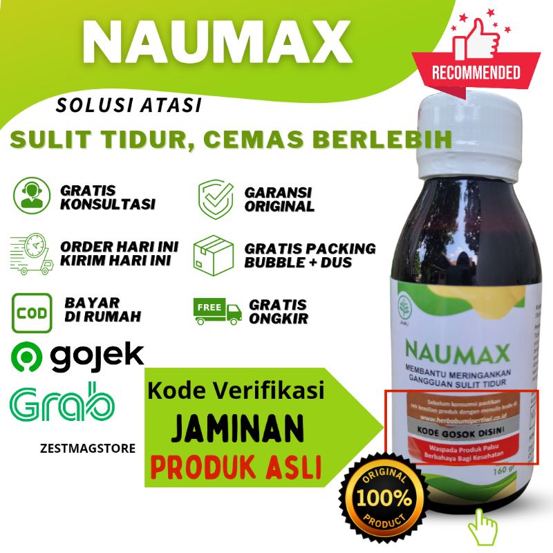 DISTRIBUTOR MADU NAUMAX ASLI SOLUSI INSOMNIA ATASI SULIT SUSAH GANGGUAN TIDUR KECEMASAN STRES DAN DEPRESI