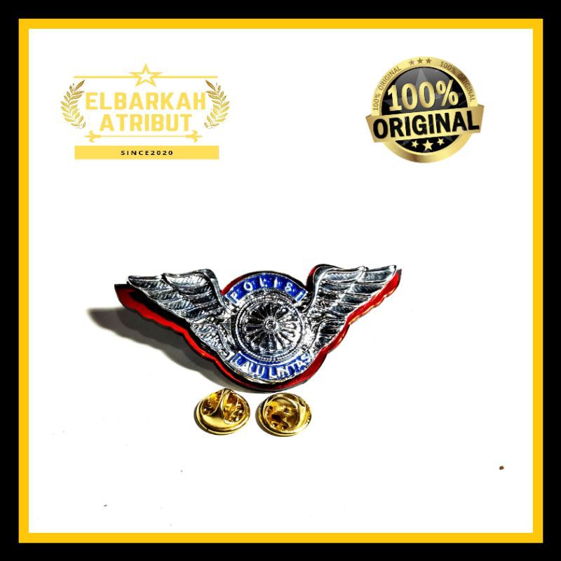 PIN POLRI / WING LANTAS AKRILIK PREMIUM / ATRIBUT POLRI