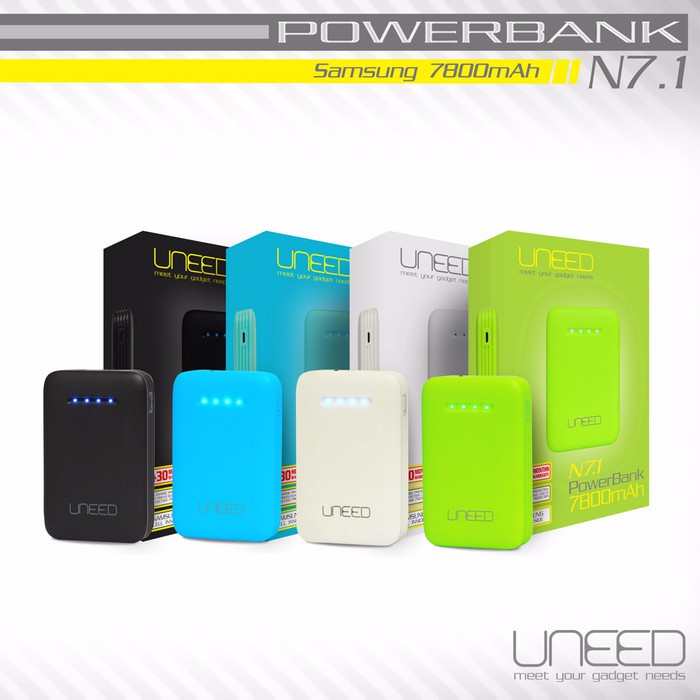Powerbank Uneed 7800 Mah / 7800Mah/ Power Bank Uneed