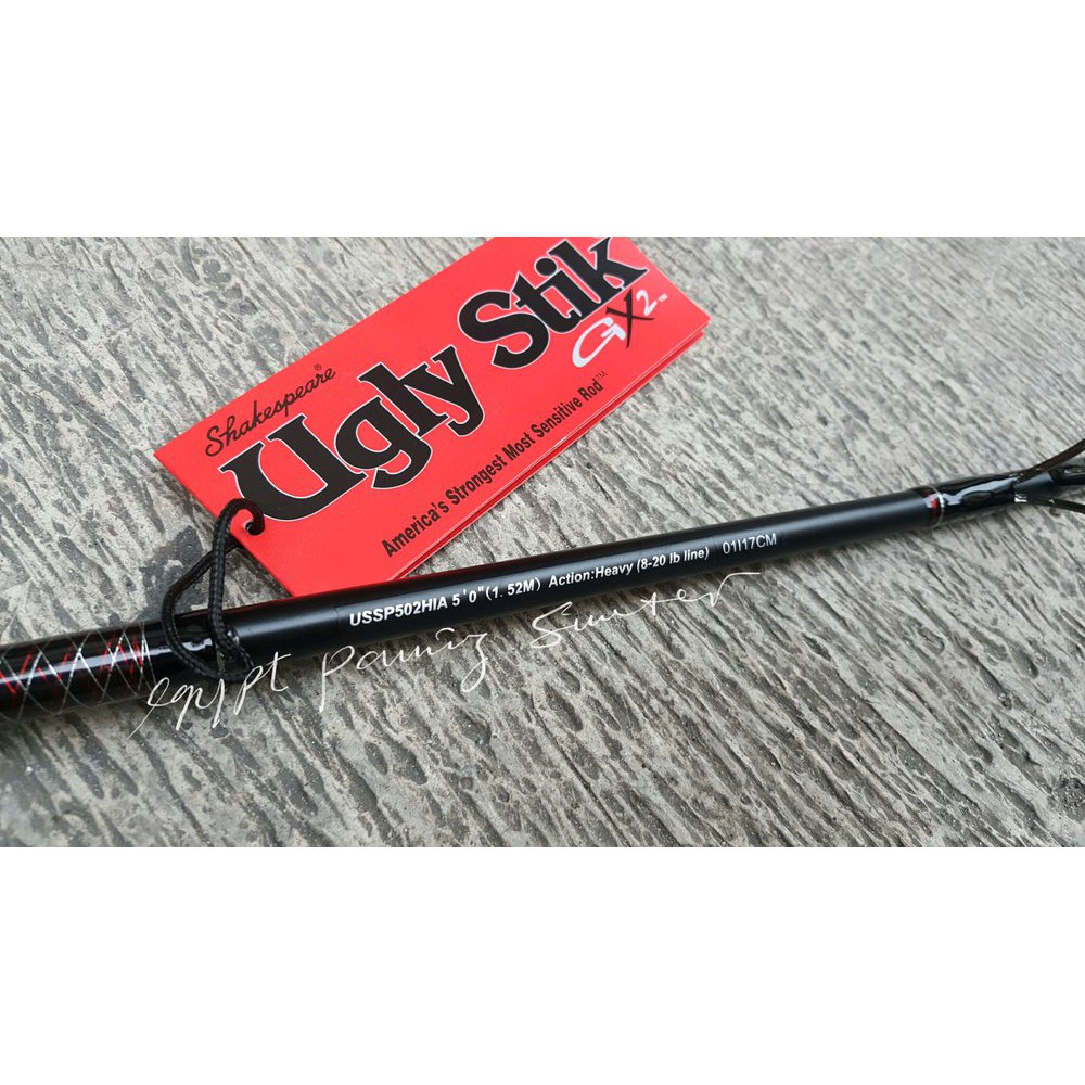 JORAN SPINNING SHAKESPEARE UGLY STIK GX2 502 - 153 cm