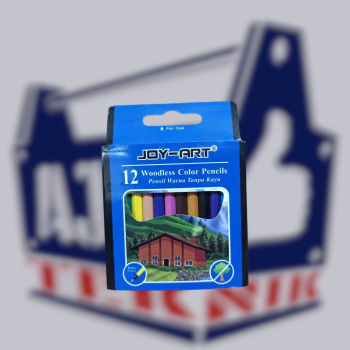 

Pensil warna 119 Joy art pendek isi 12 warna murah meriah