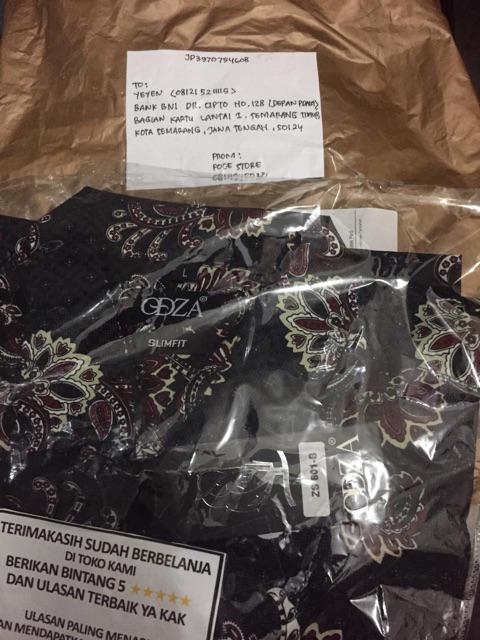 Bswart Batik Hrb026 Kenongo Hem Pendek Padi Pekalongan M L Xl Y3s8 Kemeja Batik Modern Parang Slimfi