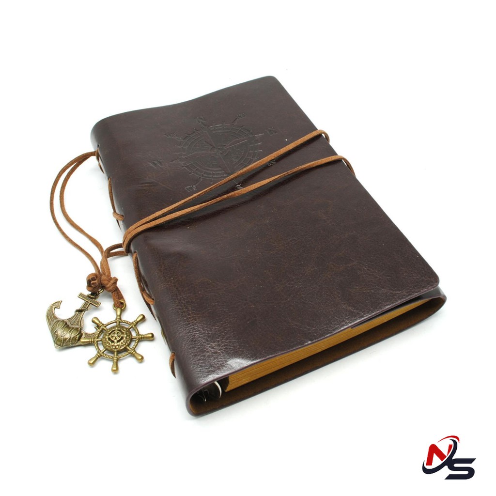 

Nadine Shop - Buku Catatan Binder Kulit Retro Pirate - 8005