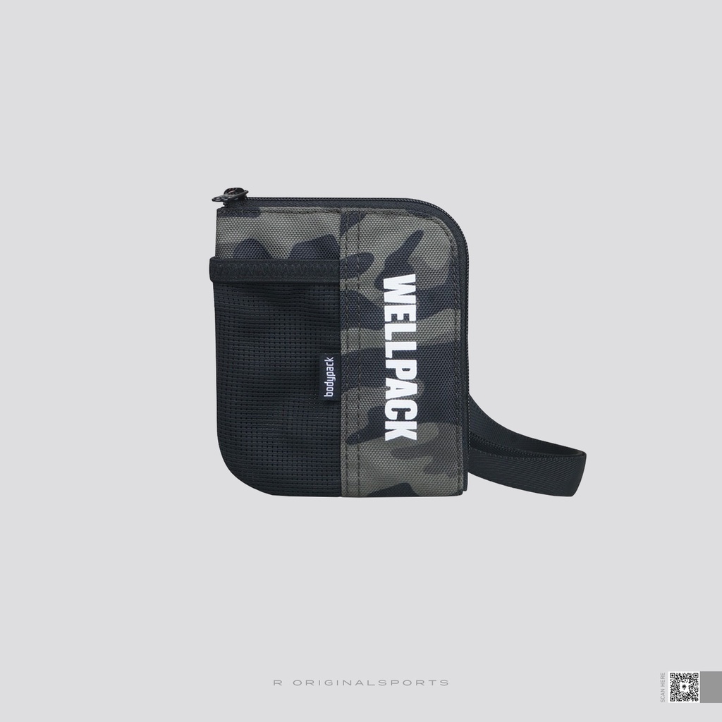 [50% OFF] Bodypack Sackfold Wallet Original - Camo Grey