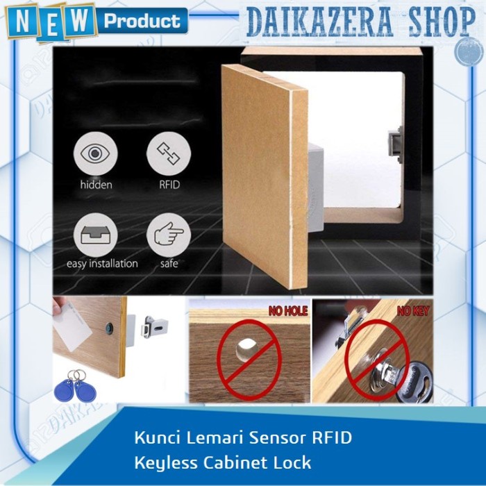 Kunci Lemari Sensor RFID Keyless Cabinet Lock