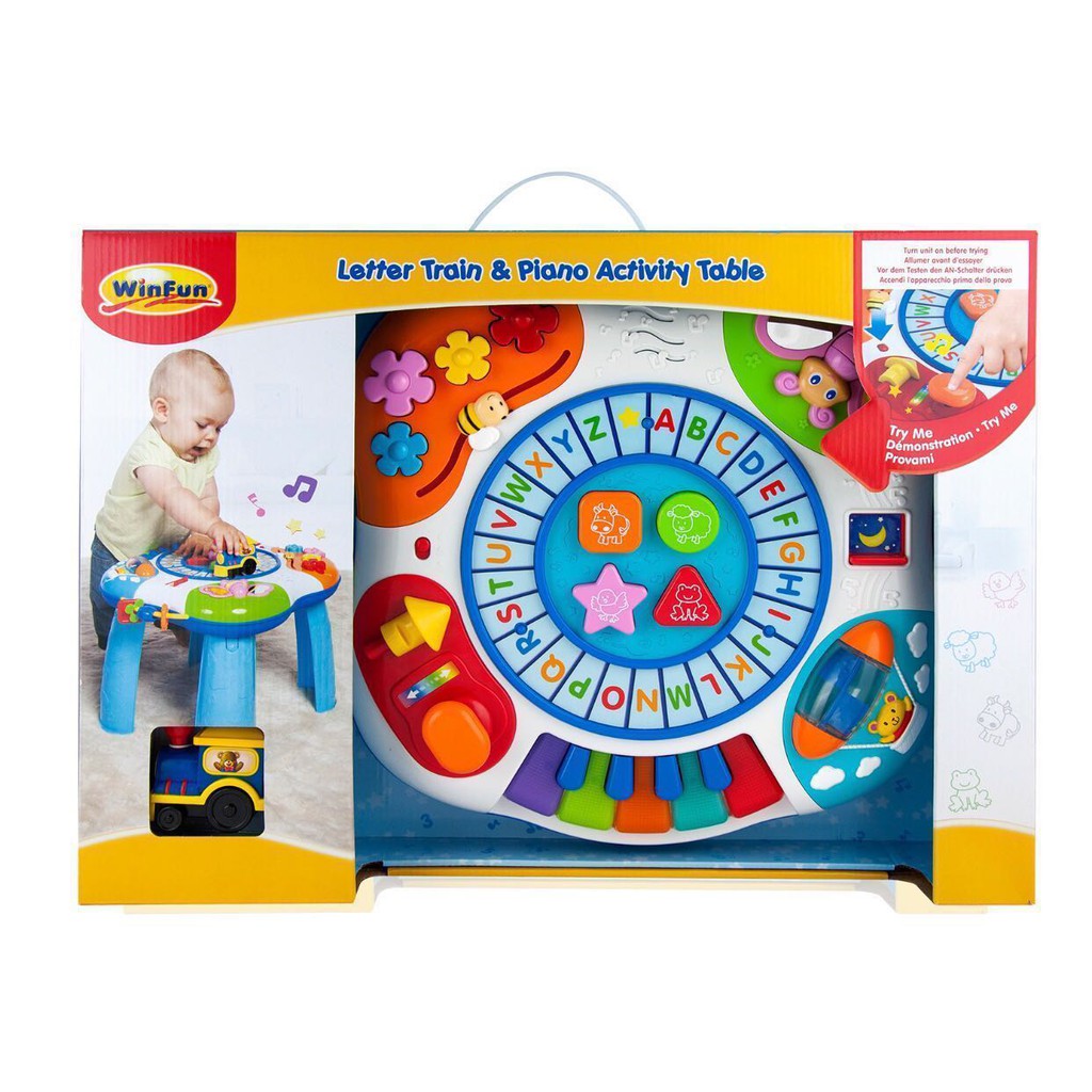 Winfun Train &amp; Piano Activity Table 12m+