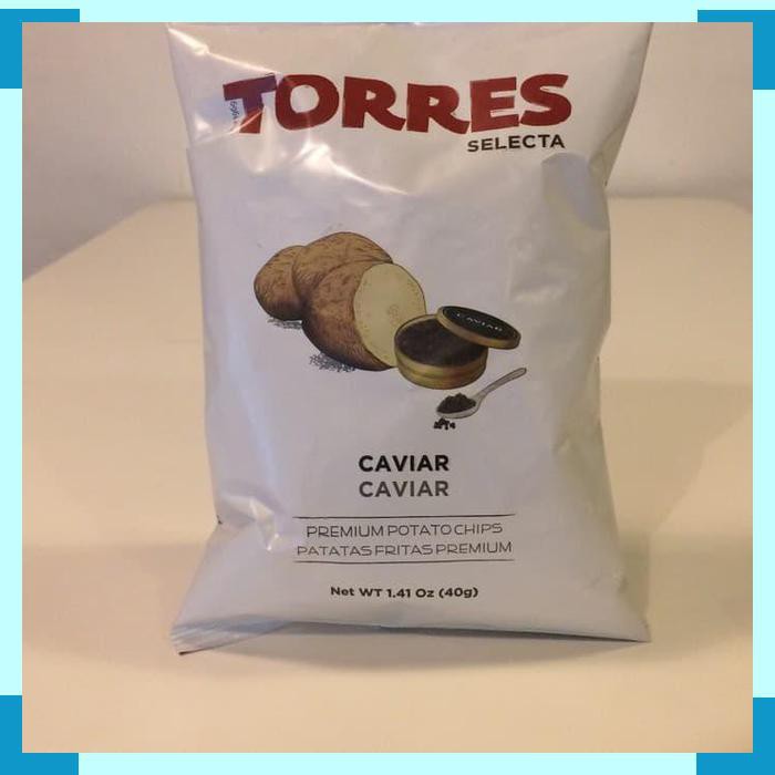 

Torres Potato Chips with Caviar Snack Cemilan Kentang Kaviar Impor S