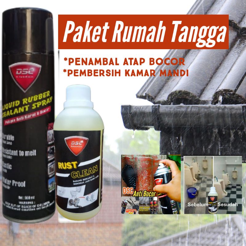 Anti bocor semprot dan pembersih kerak membandel paket hemat