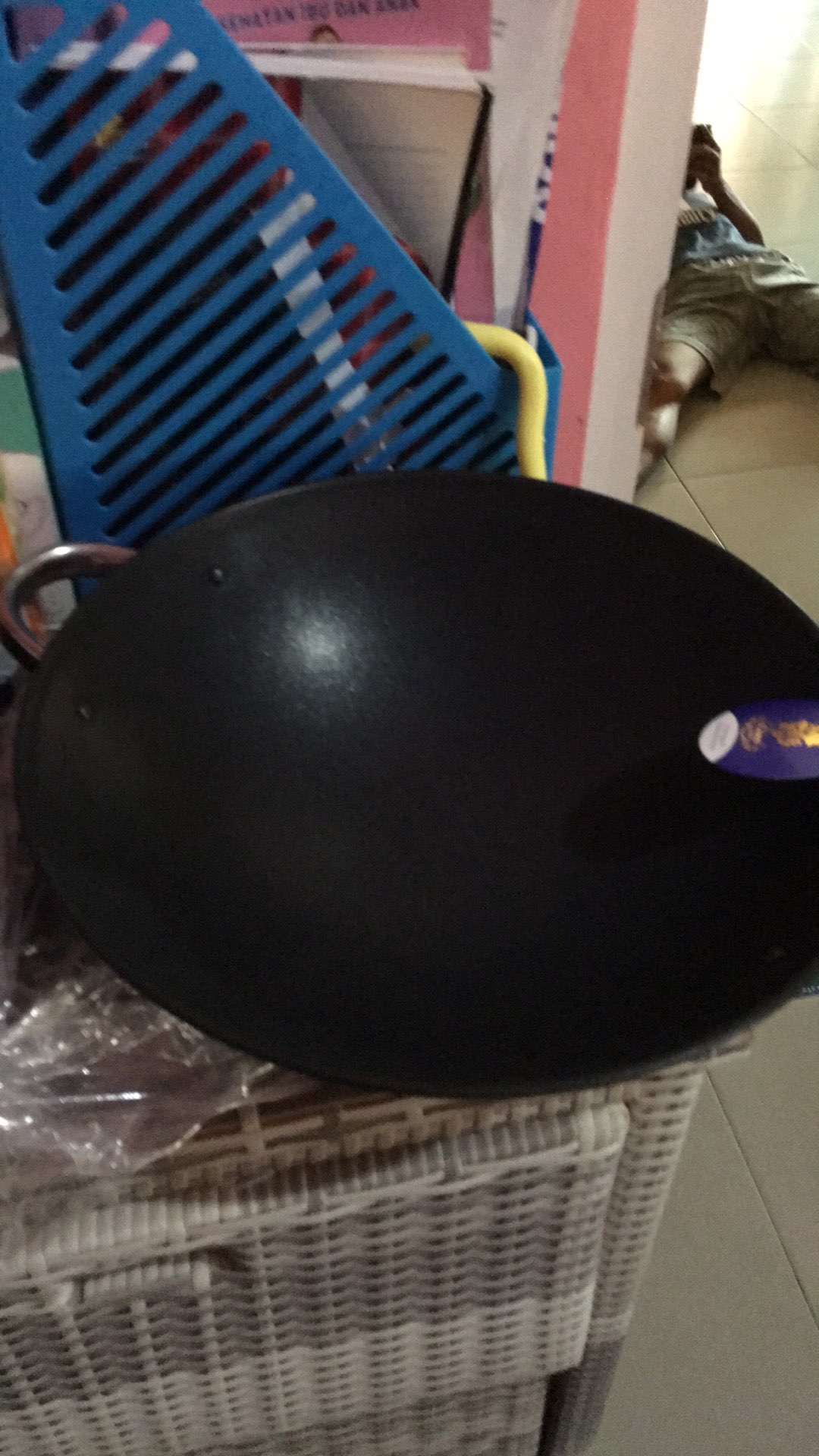 Wajan Kuali Besi Bima 30cm Lapisan Anti Lengket Penggorengan Non Stick Ns050