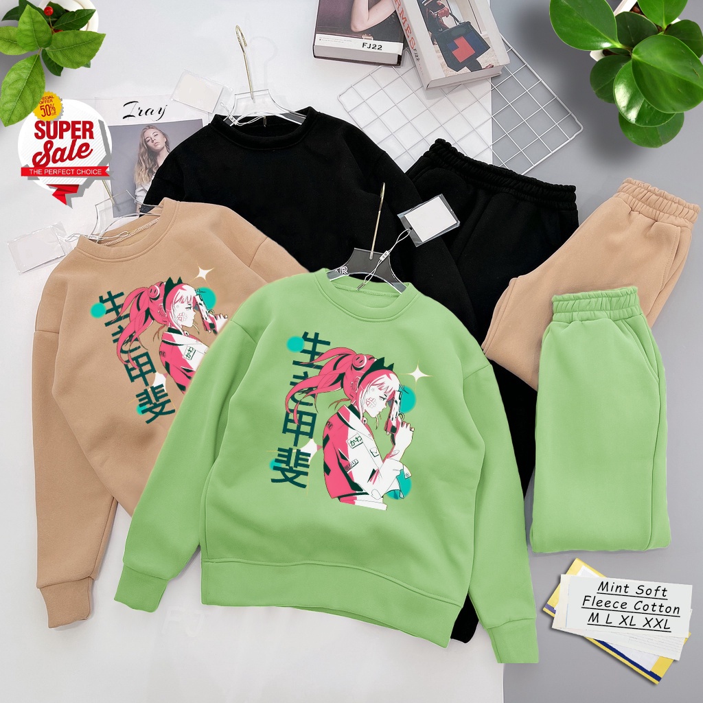 Zero Two Gun Sweater  Korea Style Unisex | Dhea Fashion