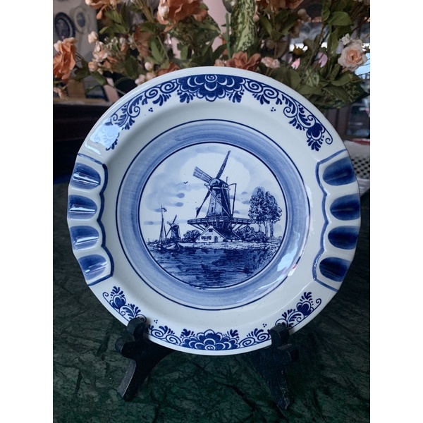 Piring Delft Made in Holland keramik