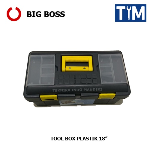 BIG BOSS Tool Box Plastik 18 INCH / Kotak Perkakas / Toolbox 18&quot;