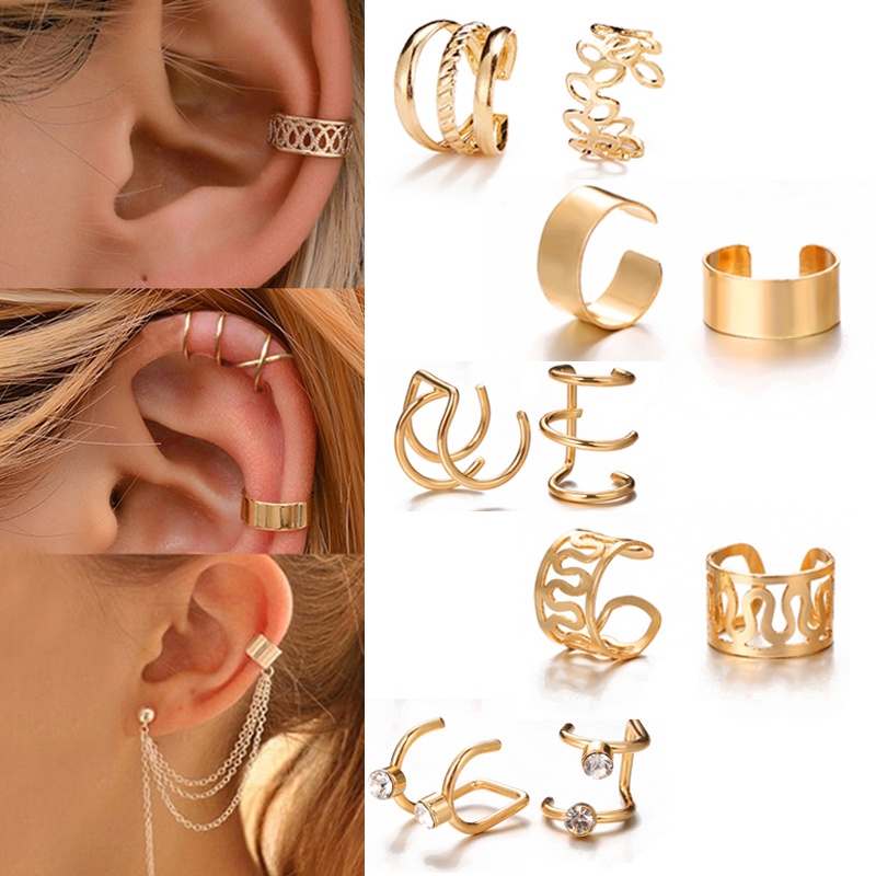 3Pcs/Set anting emas Desain Kupu Mutiara anting korea Wanita Berlian Imitasi Bahan Untuk aksesoris