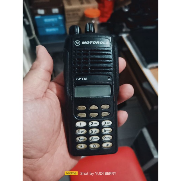 HT Motorola Gp338 UHF Motorola GP 338 UHF Normal batangan