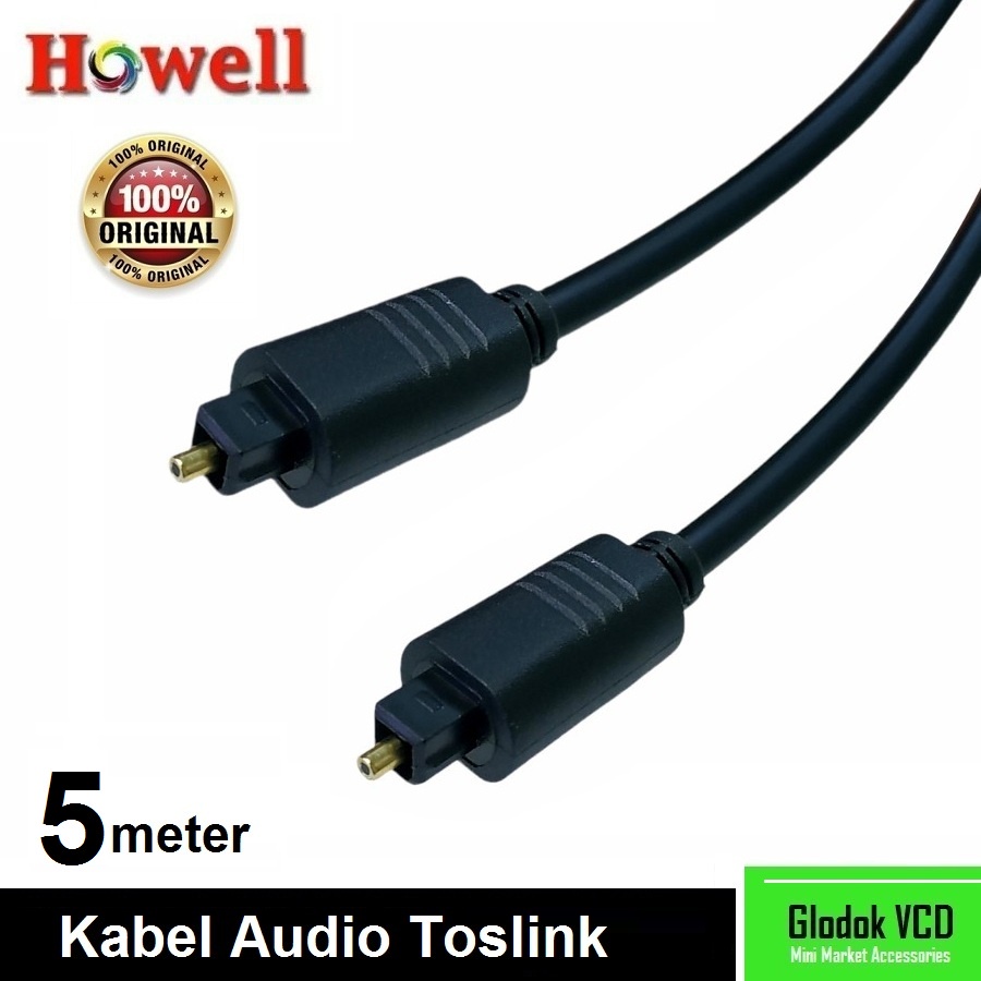 Howell Kabel Audio Digital Optic Toslink 5M