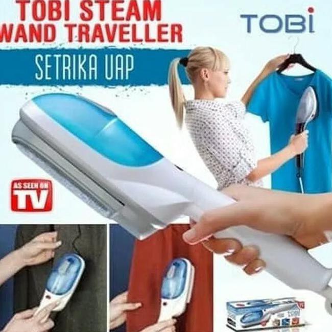 Setrika Genggam Uap Tobi Steam Steamer/Strika Baju Pakaian Listrik Low