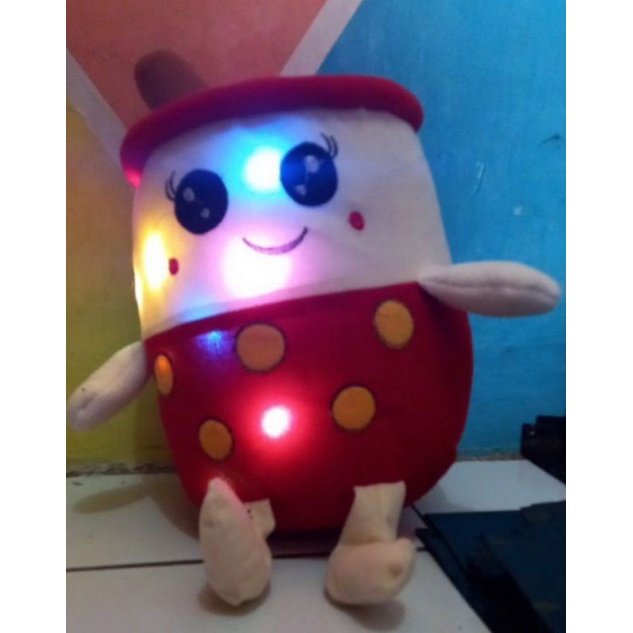 Boneka Boba Led Nyala Ukuran L Mainan anak Lucu Viral Murah