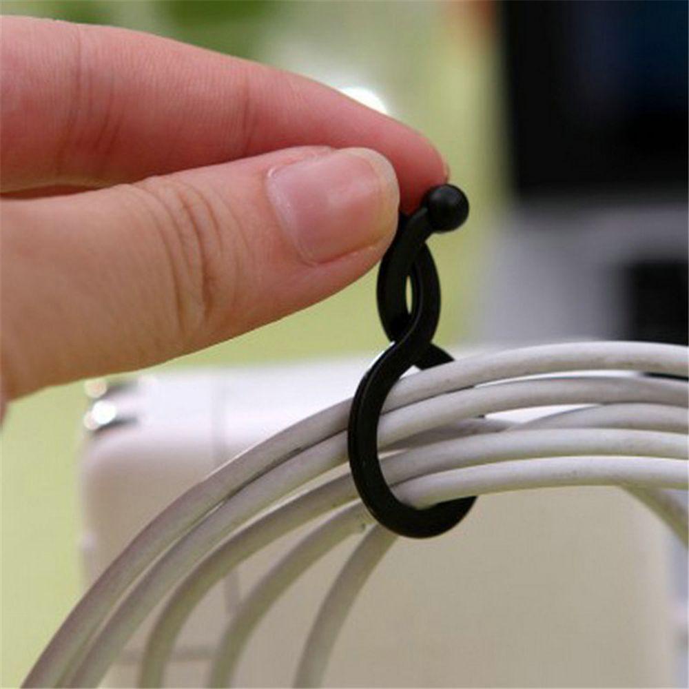 Suyo 20/30pcs Cable Organizer Tempat Kantor Benang Twist Tie