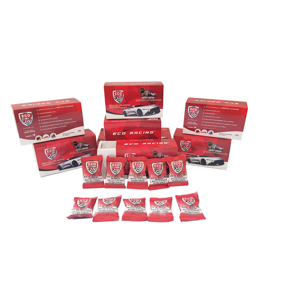 Eco Racing Penghemat BBM Bensin Mobil Asli Ori Original 1 pcs