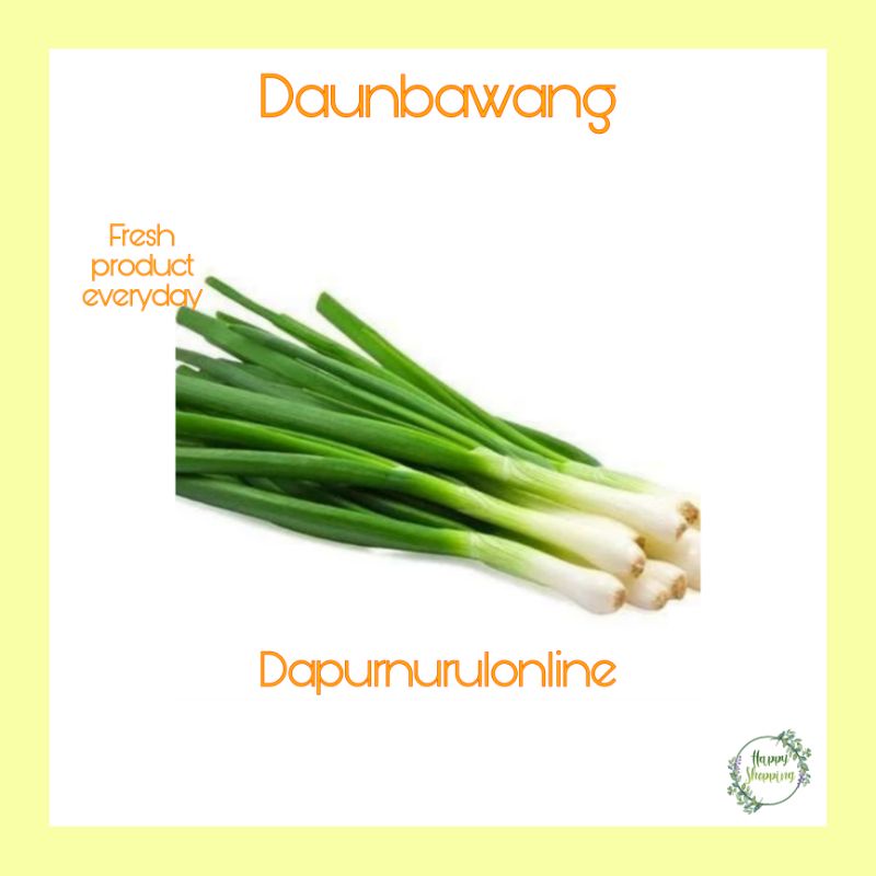 

Daun bawang 250 gr - 1kg