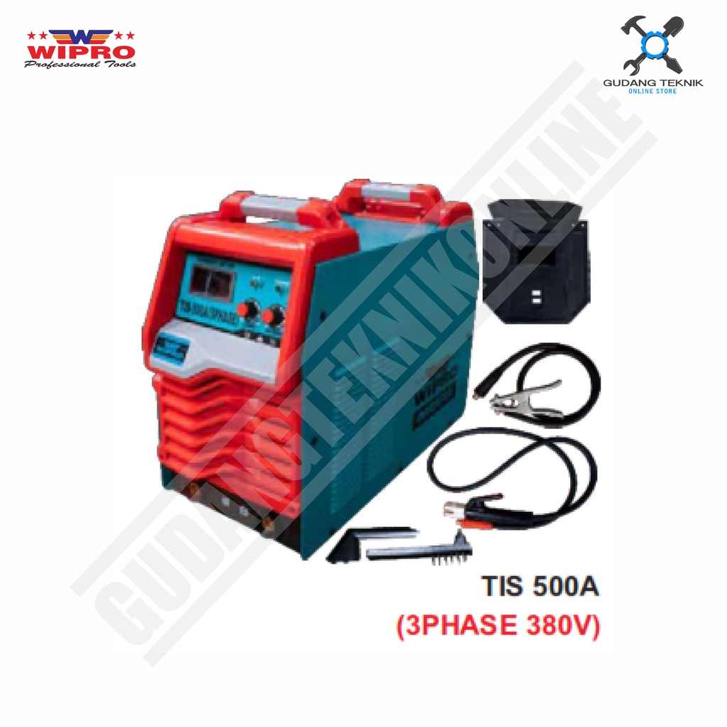 Mesin Las 3PHASE MMA WIPRO TIS-500-A / Mesin Trafo Travo Las Inverter Welding Machine 380V WIPRO TIS 500A - Mesin Las Listrik WIPRO TIS500A