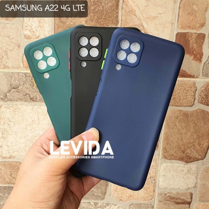 Samsung A22 4G Samsung M32 4G SoftCase Baby Case Macaron Silicon Bahan Soft Samsung A22 4G Samsung M