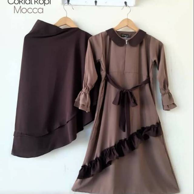 BANAT AKHWATIY YASMIN POLOS KOMBINASI