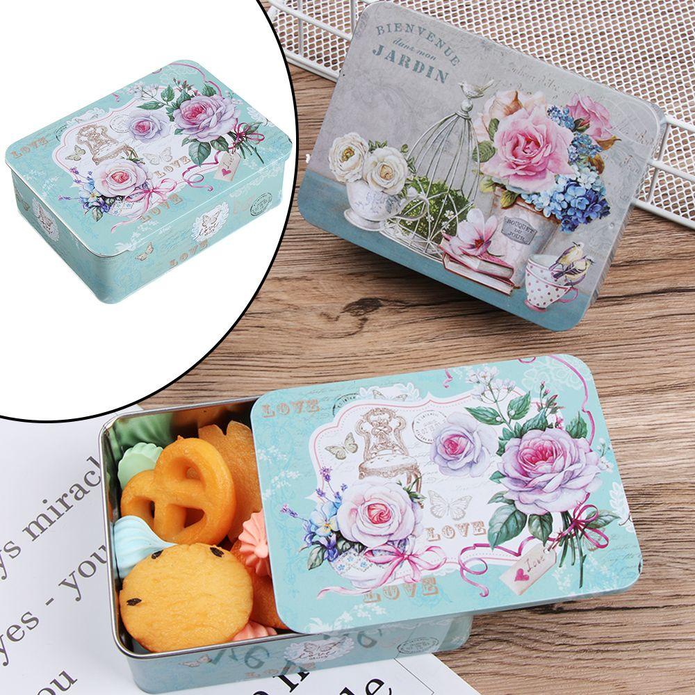 TOP Kotak Push-Pull Portable Gaya Eropa Organizer Kosmetik Wadah Perhiasan Kecil Pill Cases