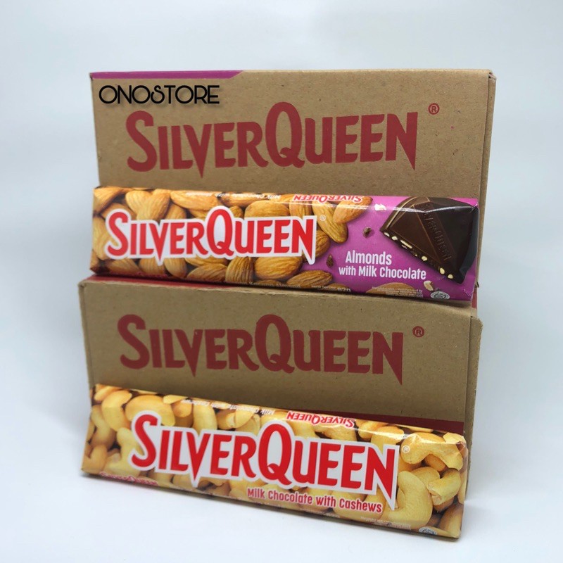 Silverqueen Cokelat Almond Cashew 58 Gram