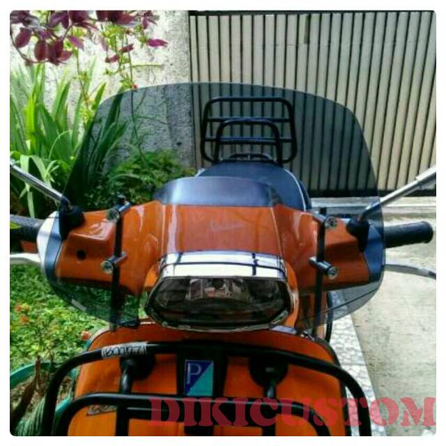 Aksesoris vespa flyscreen vespa sprint.winshield vespa sprint