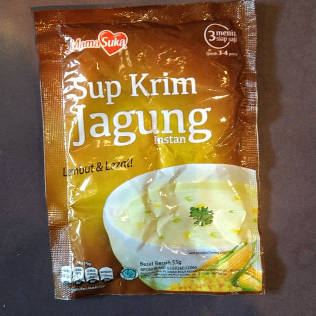 

Mama suka sup krim jagung 55gr siap saji