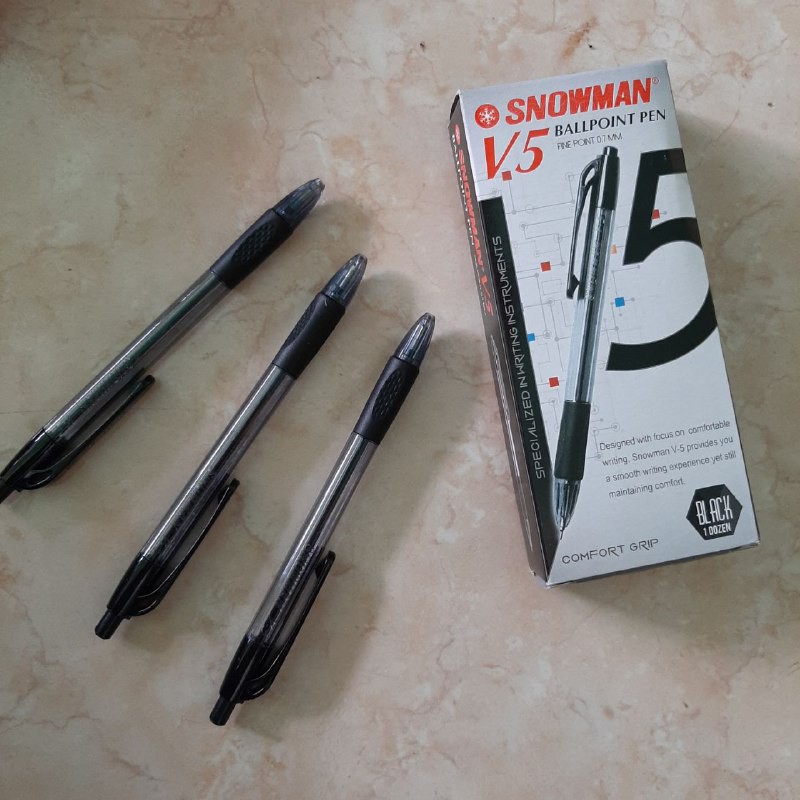 

(1 Pcs) Pulpen Snowman V.5 0.7mm / V-5 / V 5 / V.5 Snowman v5