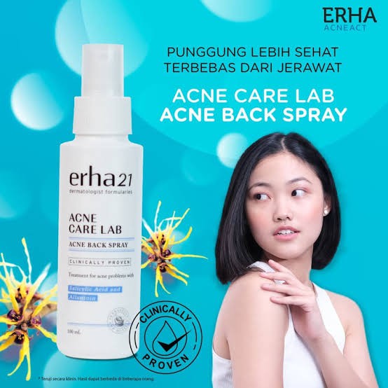 COD TERLARIS ERHA21 Acne Care Lab Series (Cleanser ACSBP/ Spot Gel/Back Spray)