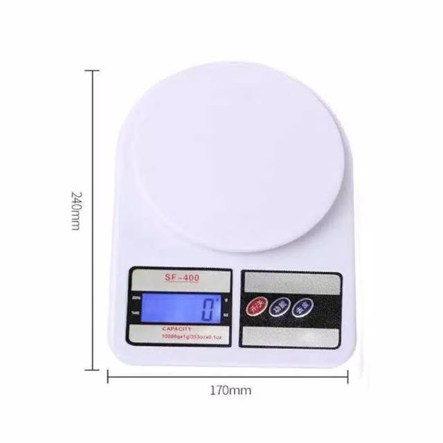 Timbangan Dapur Digital / Electronik Kitchen Scale Timbangan Murah / SF- 400 dapur digital