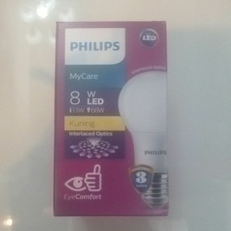 lampu philips kuning 8 watt