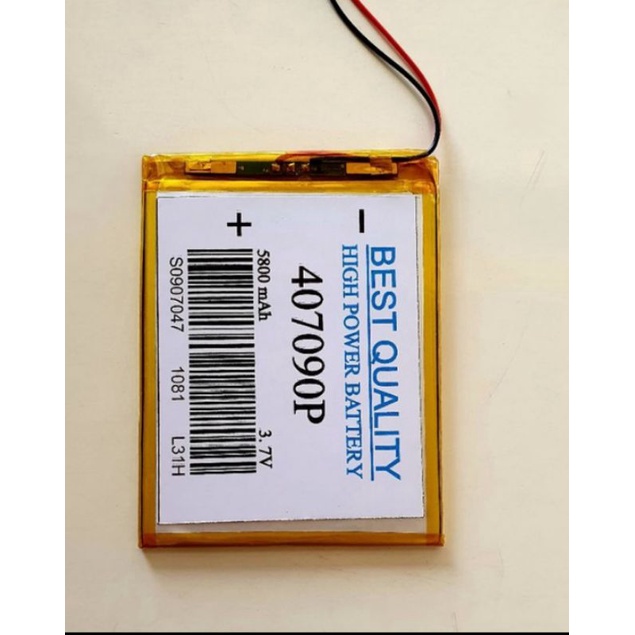 BATRE BATREI BATERAI BATTERY BATTERAY ADVAN TAB  TABLET X7 X 7 PRO 407090P (5800 mAh) ORIGINAL BATTE