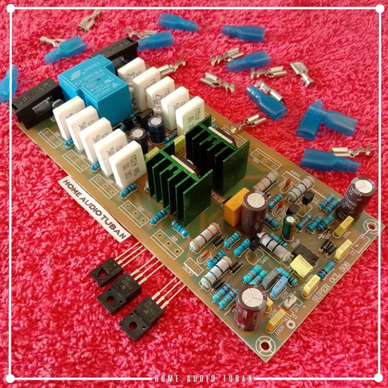 KIT DRIVER SOCL 506 TEF 2U plus PROTEKTOR dan LED CLIP PCB FIBER fr4