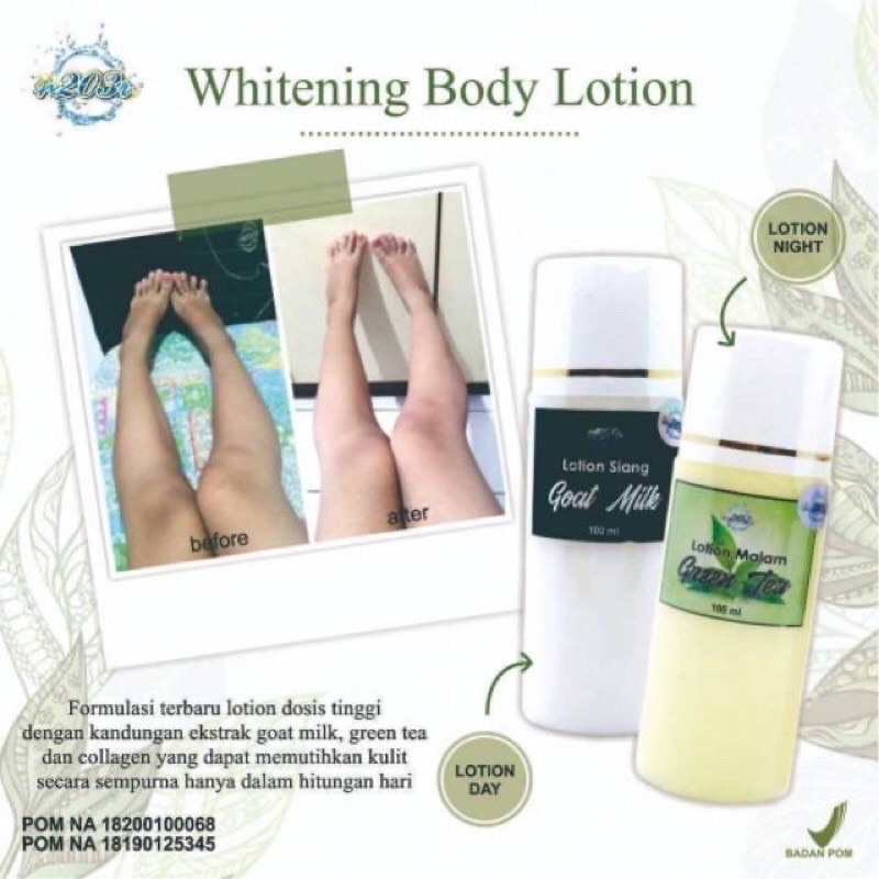 [ ES ] HBL DOSTING GREENTEA N203R BPOM/LOTION DOSIS TINGGI ORIGINAL/HB PEMUTIH BADAN MUKA