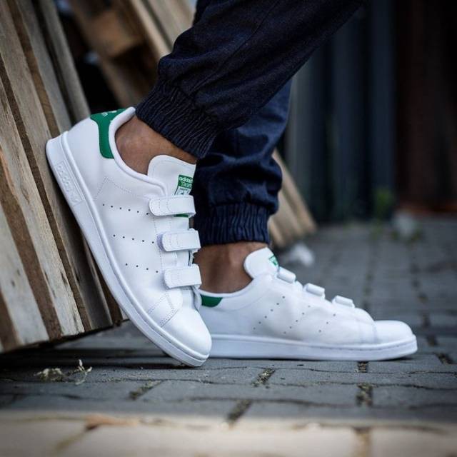 adidas sneakers white and green