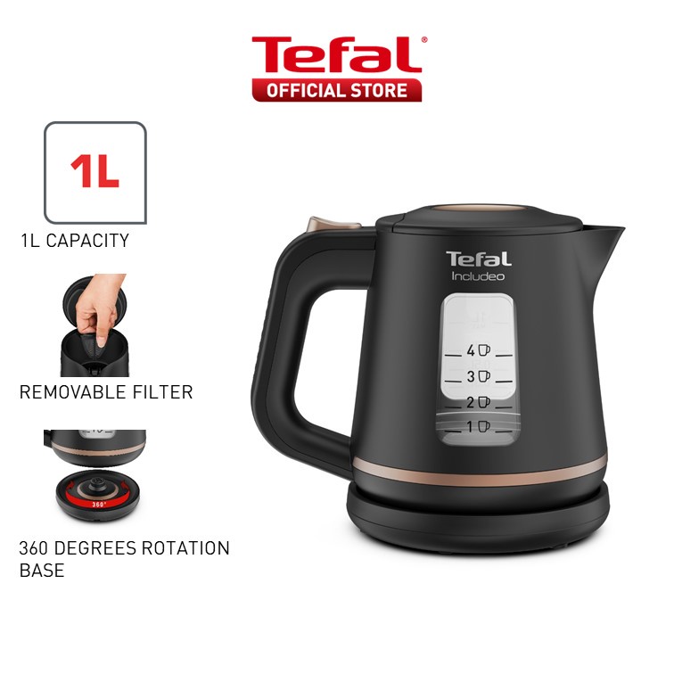 TEFAL KETTLE LISTRIK KI5338 - 1 LITER / TEKO PEMANAS AIR TEFAL