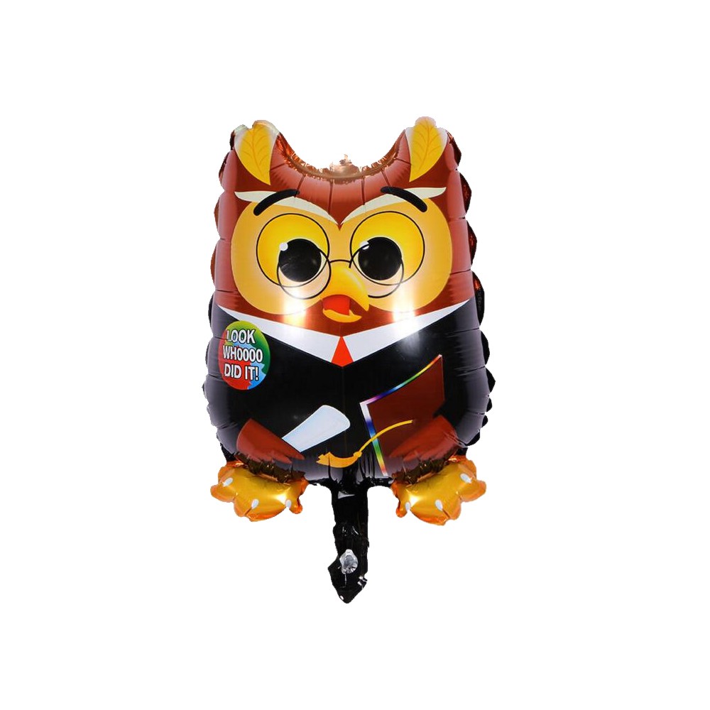 Balon Karakter BENTUK BAYI / OWL / GRADUATION - Balon Foil - Foil Balloons - Balon Aluminium