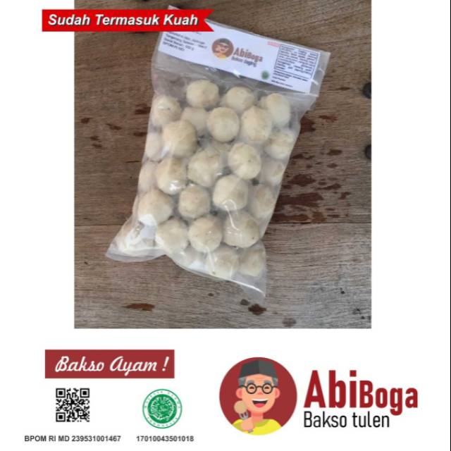 

bakso Frozen premium Ayam 500gr