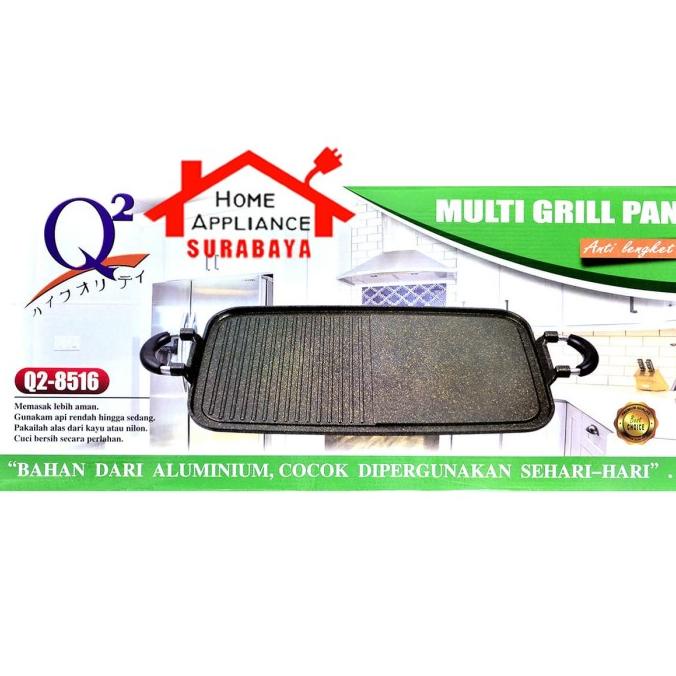 HARGA TERBAIK Multi Grill Pan - Wajan Panggang Serbaguna Q2-8516 / Q2 8516