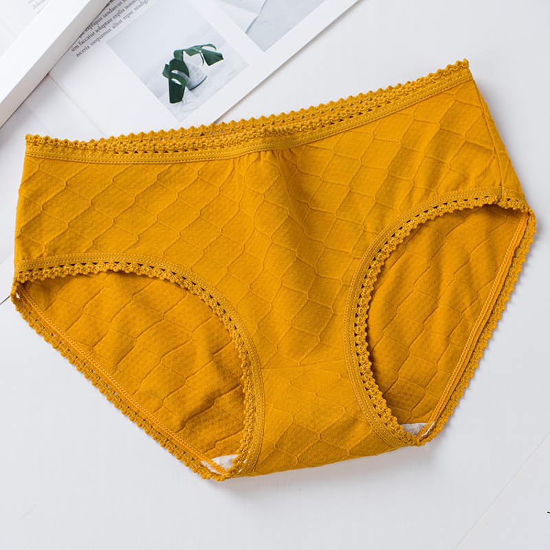 Celana Dalam Wanita Import CD Undies Dalaman Wanita CD35-YELLOW