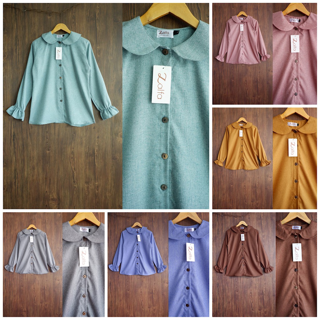 BLOUSE MEDINA by ZALFA OUTFIT / blouse wanita murah / blouse kekinian-1