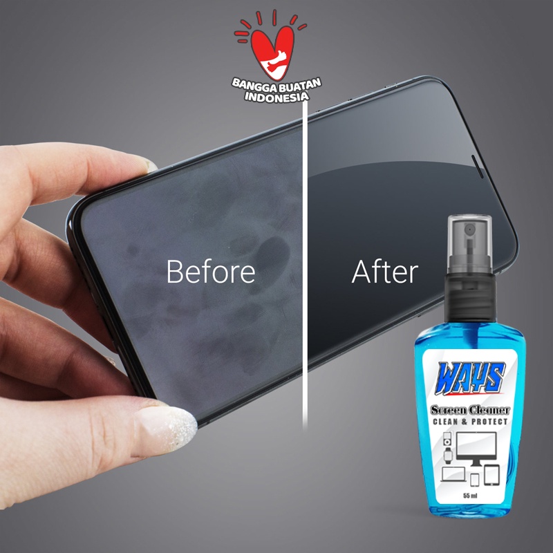 [A013] Screen Cleaner Pembersih Layar Handphone Hp Laptop Kacamata Lensa Kamera Elektronik WAYS