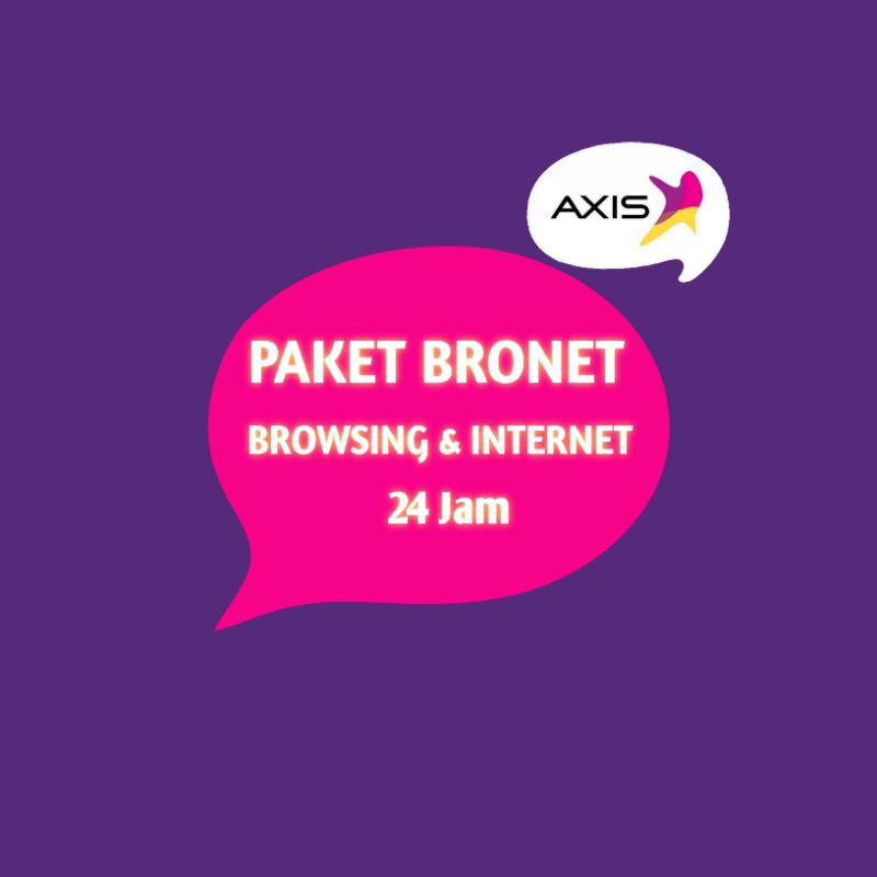 Injek Langsung Kuota Axis BRONET 25GB 50GB Full 24 Jam