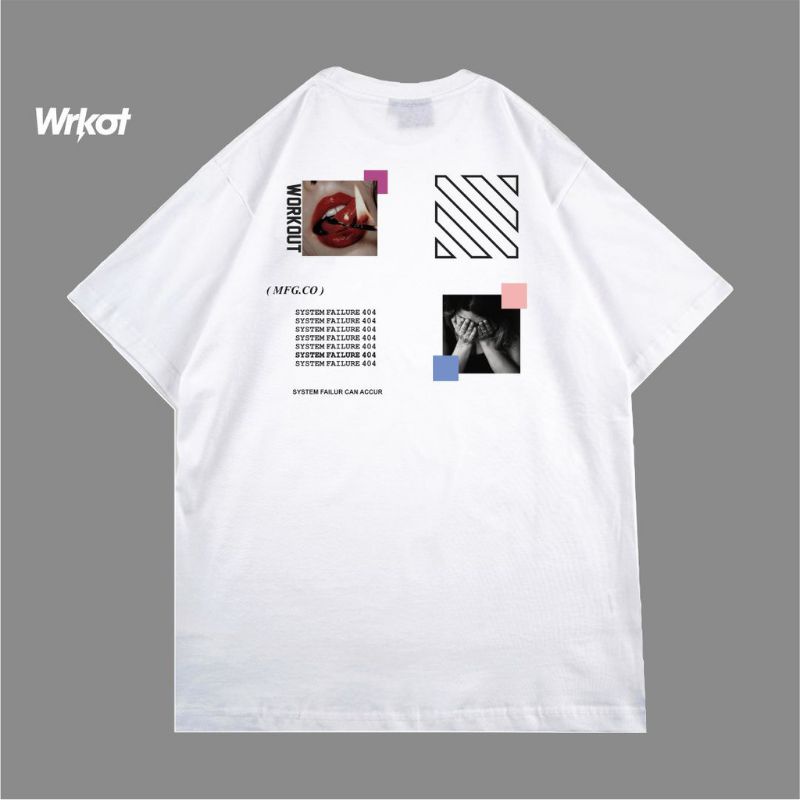 Kaos distro WORKOUT  STREETWEAR MFG.CO Limited Edition