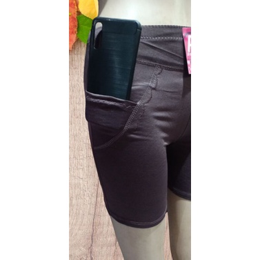 Celana legging pendek wanita celana short daleman wanita braitex L/XXL bahan nilon lembut